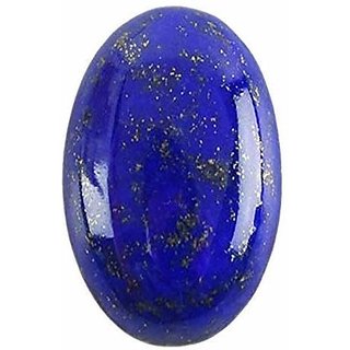                       Bhairaw Gems 5.25 Ratti 4.55 Carat A+ Quality Natural Lapis Lazuli Lajward Stone                                              