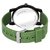 Men Analog Green And Black Men Analog Watch With Plastic Strip