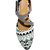 Bellies Flat Shoe In Blackwhite For Womangirl
