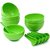 Green Plastic Round Shape Soup Bowls Pack of 6