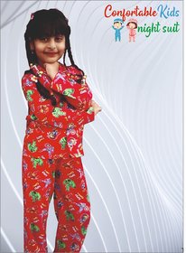 Little Frang Kids Night Suit for 5 years girls