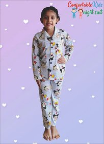 Little Frang Kids Night Suit for 10 years girls