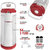 Stylopunk 360 Degree Coverage Rechargeable Lantern Emergency Light Red (EN-1202)