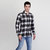 Eagle Reign Yarn Dyed Check Cotton Full Collar Slim Fit Shirt For Men