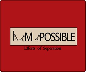 Pujya Designs iam possible quote print mouse pad perfect grip mousepd