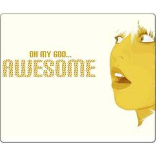 Pujya Designs Awesome  print mouse pad perfect grip mousepd