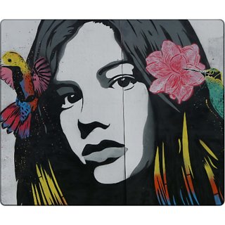 Pujya Designs Art Face1 print mouse pad perfect grip mousepd