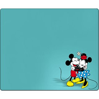                       Pujya Designs Mickey couple print mouse pad perfect grip mousepd                                              