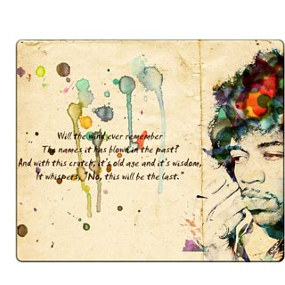                       Pujya Designs Bob Marley quote print mouse pad perfect grip mousepd                                              