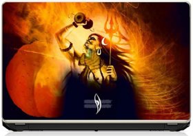 Pujya Designs  Shiva Laptop Skin 15.6 Vinyl Vinyl Laptop Decal 15.6