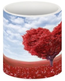 Pujya Designs  Cup for coffee or tea for your love ones Ceramic Mug(350 ml)
