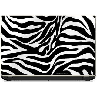 Pujya Designs  Zebra Print Laptop Skin 15.6 Vinyl Vinyl Laptop Decal 15.6