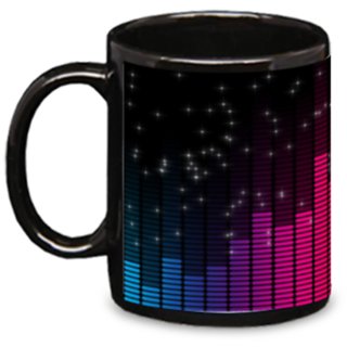                       Pujya Designs  Music Wave Cup for coffee or tea for your love ones Ceramic Mug(350 ml)                                              