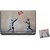 Pujya Designs  Kids Playing1 Laptop Skin 15.6 Vinyl With Mouse Pad Combo