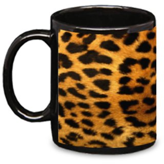                       Pujya Designs  Animal Print Cup for coffee or tea for your love ones Ceramic Mug(350 ml)                                              