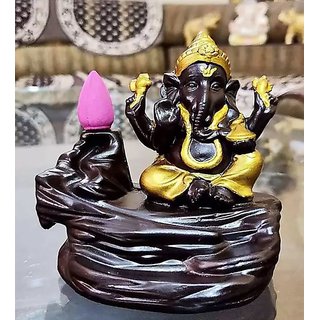 zaptos junction handicrafted smoke ganesha water fountain backflow