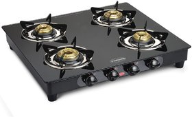 Padmini 4 Burner Glass Top Cooktop CS 4GT Shine Automatic