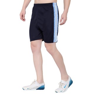 OORA Men's Sports Short for Gym (Pack of 1, Navy , Free Size- 28 to 34 Inch)