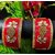 Ethnic Indian Bollywood Style Traditional Red Bridal Chura 2.4 inch Set