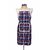 Fabfurn Multicolor Check Design Cotton Kitchen Apron with Front Utility Pocket (Pack of 8) Color As Per Availability