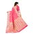 Flareon Women's Banarasi Silk Saree With Blouse Piece