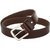 Men's Pure-Leather Belt Casual  Formal (Size 28 Brown )