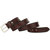 Men's Pure-Leather Belt Casual  Formal (Size 28 Brown )