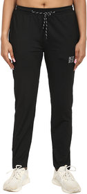 ROXBURGHI Women's Lycra Black Track Pants/ Active Wear