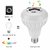 KSS Bluetooth Speaker Music Light White RGB Light Ball Bulb Colorful Lamp, Remote Control for Home, Bedroom, etc.