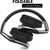 FLYBOT Alpha 200 Wired Headset  (Black Silver, On the Ear)