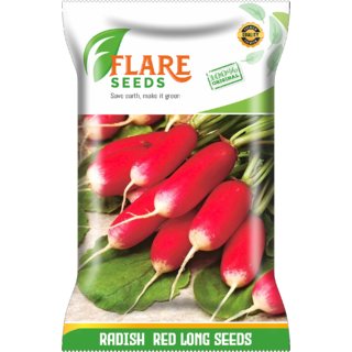                      RADISH RED LONG - 100 SEEDS PACK                                              