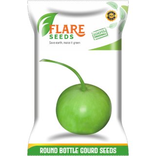                       ROUND BOTTLE GOURD - GOL GHIYA 50 SEEDS PACK                                              