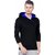 Redbrick Black Plain Blue hooddie Full Sleeve Casual T-Shirt For Men