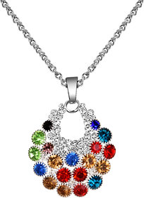 Mikado Multicolor Alloy Pendant For Women/ Girl