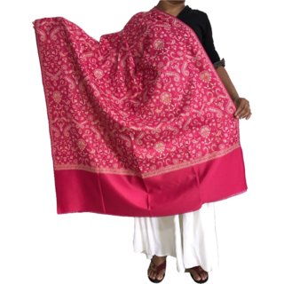 Krish Jamawar Shawl Stole Pink For Women