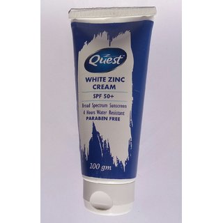 Quest White Zinc Cream SPF 50+ 100gm