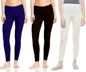 Lili Woolen Winter Ankle Legging Pack Of 3