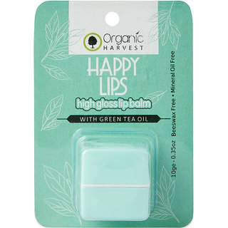 Organic Harvest High Gloss Lip Balm(Green Tea), 10gm