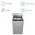 Fabfurn Waterproof Top Load Washing Machine Cover (Size  Suitable for 6 kg to 7 kg, Color  Grey)