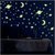 Bikri Kendra - Stars Fluorescent Night Glow Radium Wall Sticker (Pack of 134)