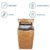 Fabfurn Waterproof Top Load Washing Machine Cover (Size  Suitable for 6 kg to 7 kg, Color  Brown)