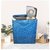 Fabfurn Semi Automatic Washing Machine Cover in 3D Square Design Blue Color (Suitable for 6 kg, 6.5 kg, 7 kg)