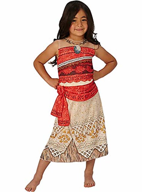 Disney Moana Girls Adventure Outfit Animação Cosplay Traje Roupas Com Colar  Carnaval - Costumeslive.com