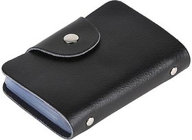 Threadstone Black Multiple Pouch Card Holder for Men and Women