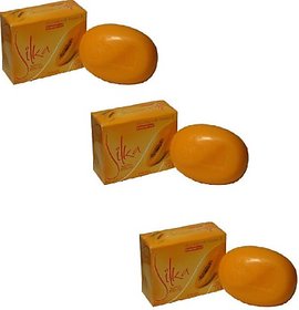 Silka Papaya Soap For Young Looking Skin Made In Philippines (Pack Of 3)