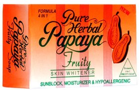 Pure Herbal Papaya Fruity Soap 4 In 1 Skin Whitening Soap - (Made In Philippines)