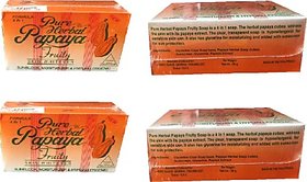 Pure Herbal Papaya Fruity Soap For Skin Brightness Made In Philippines Pack Of 2