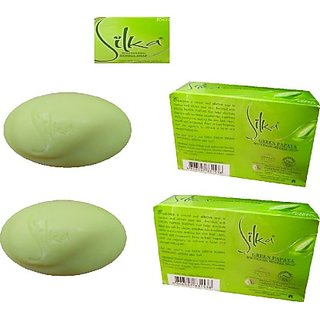 SILKA Papaya Soap For Spot Removal (135 g) Pack of 2 SILKA Papaya Soap For Spot Removal (135 g) Pack of 2