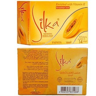 SILKA Papaya Whitening And Tightening (Pack Of 2)-135gm SILKA Papaya Whitening And Tightening (Pack Of 2)-135gm