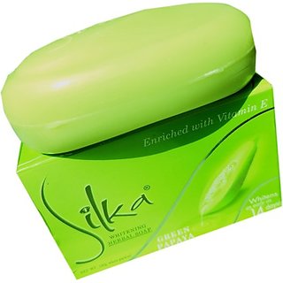                       SILKA GREEN PAPAYA SOAP 100PAPAYA SOAP  (135 g)                                              